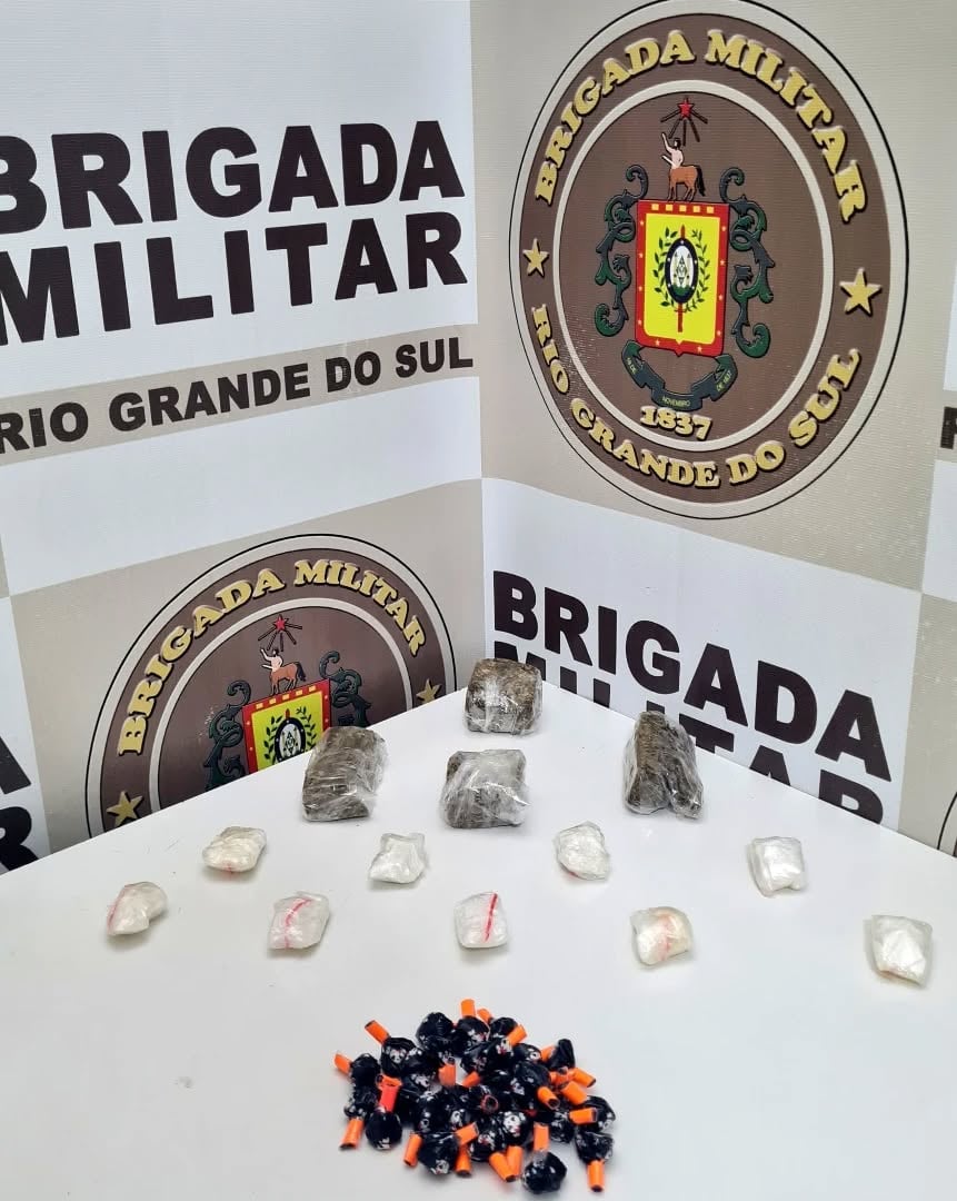 Jovem é preso por tráfico no centro de Serafina Corrêa