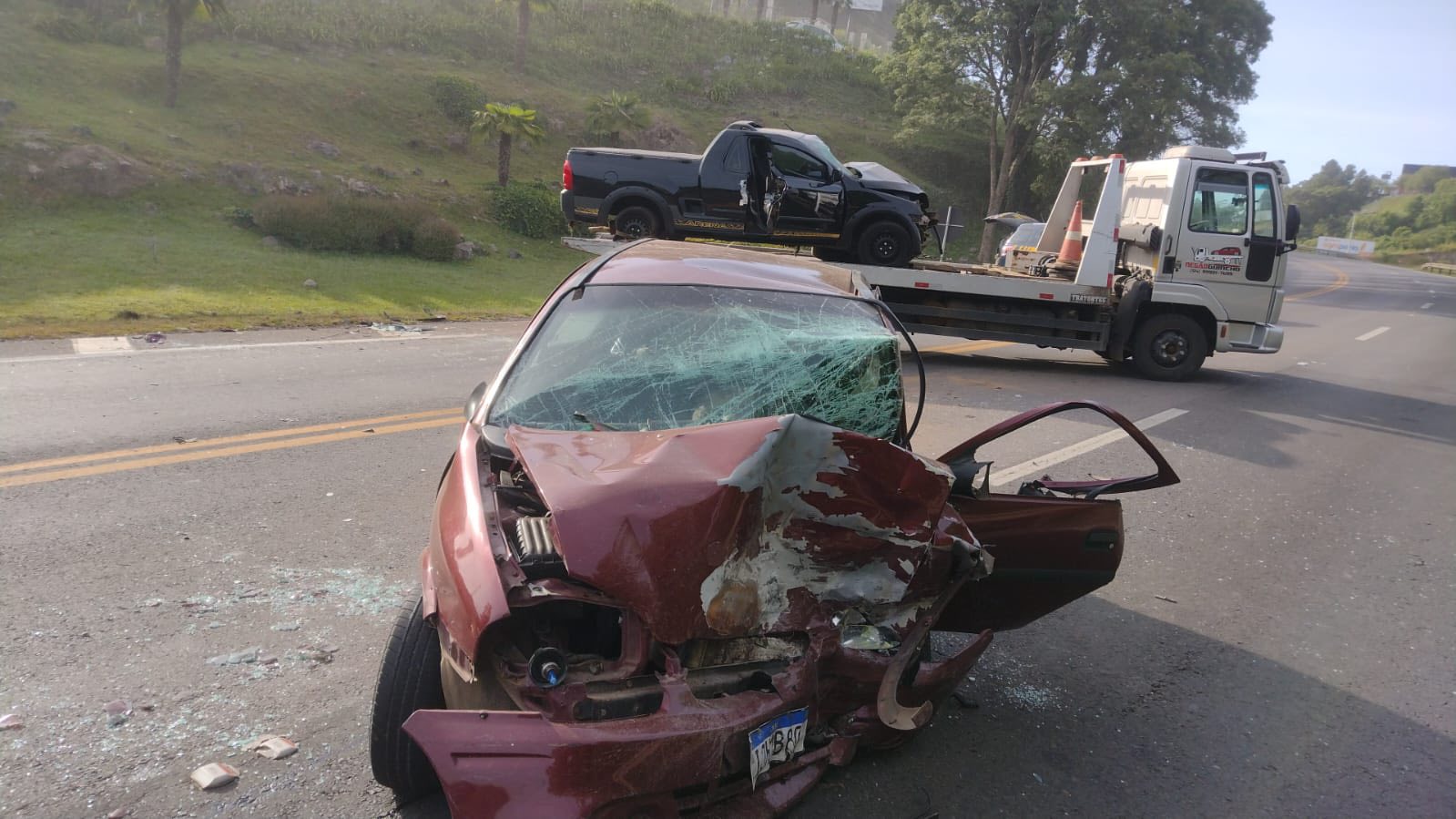 Grave acidente deixa uma pessoa morta em Garibaldi