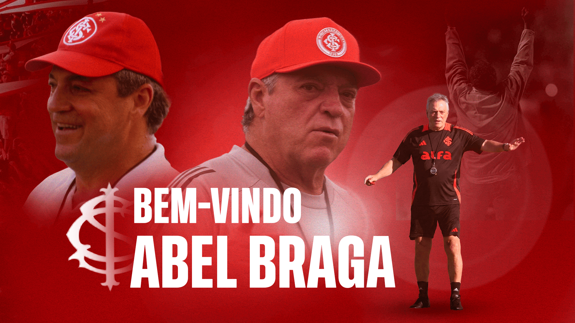 Abel Braga retorna ao Internacional com objetivo de evitar rebaixamento