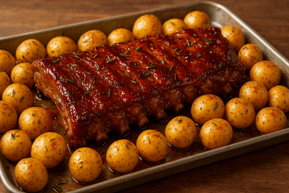 Cozinha Viva: Costela suína caramelizada no forno