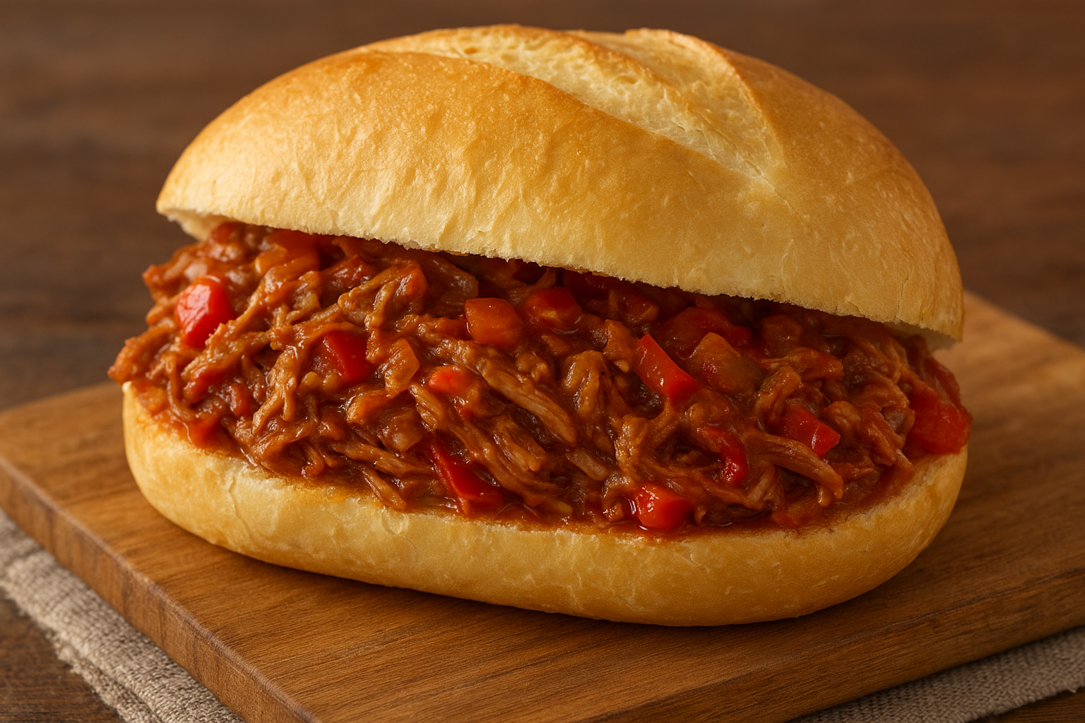 Cozinha Viva: Sanduiche de carne louca