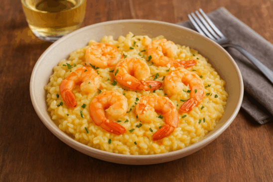 Cozinha Viva: Risoto de camarão