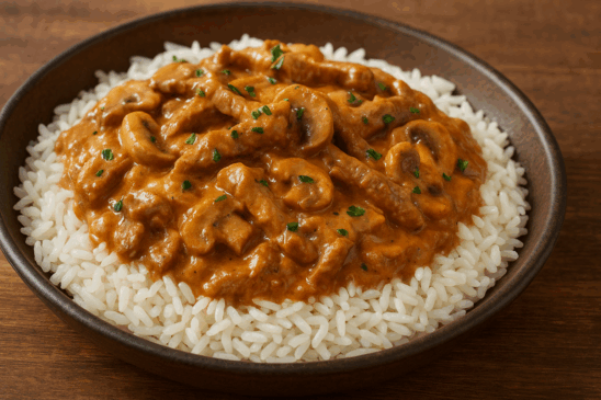 Cozinha Viva: Strogonoff de coxão mole