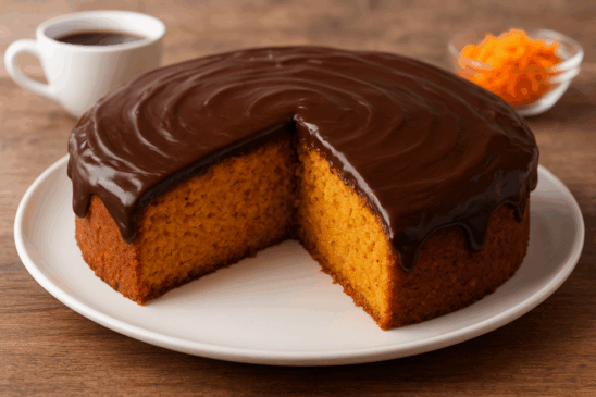 Cozinha Viva: Bolo de cenoura com cobertura de chocolate