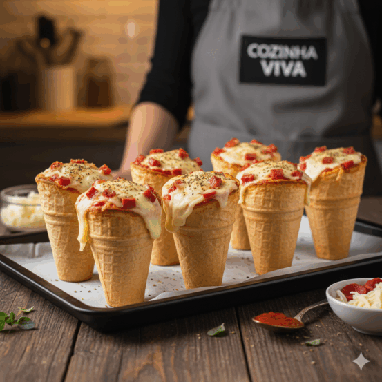 Cozinha Viva: Pizza de cone