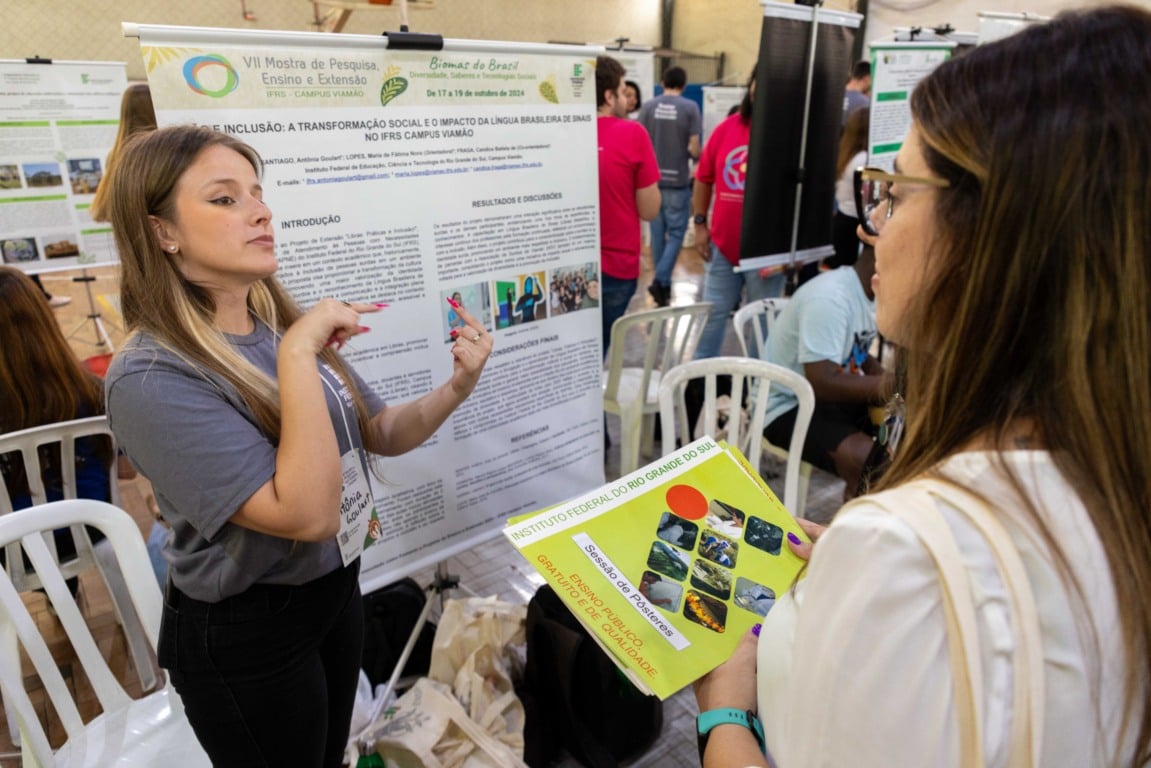 Salão de Pesquisa, Extensão e Ensino de 2024 (Crédito: Divulgação IFRS) Salão de Pesquisa, Extensão e Ensino de 2024 (Crédito: Divulgação IFRS)