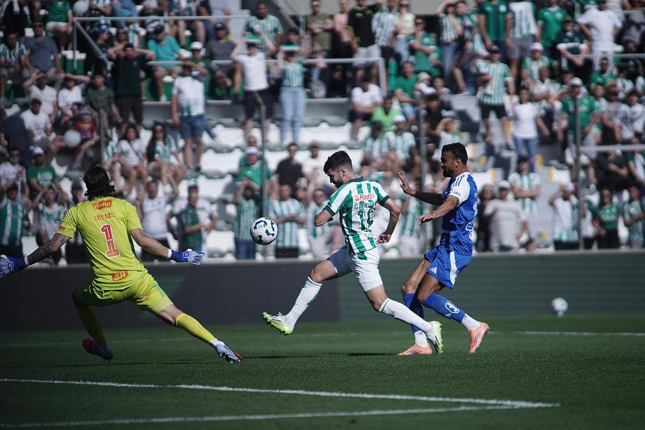 Juventude faz bom jogo, mas leva gol no final e só empata com o Cruzeiro