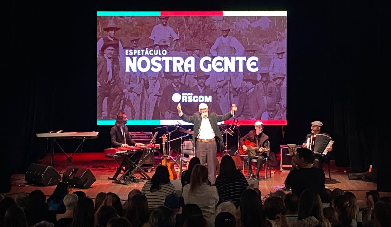 Nostra Gente lota teatro com shows italianos em Caxias do Sul