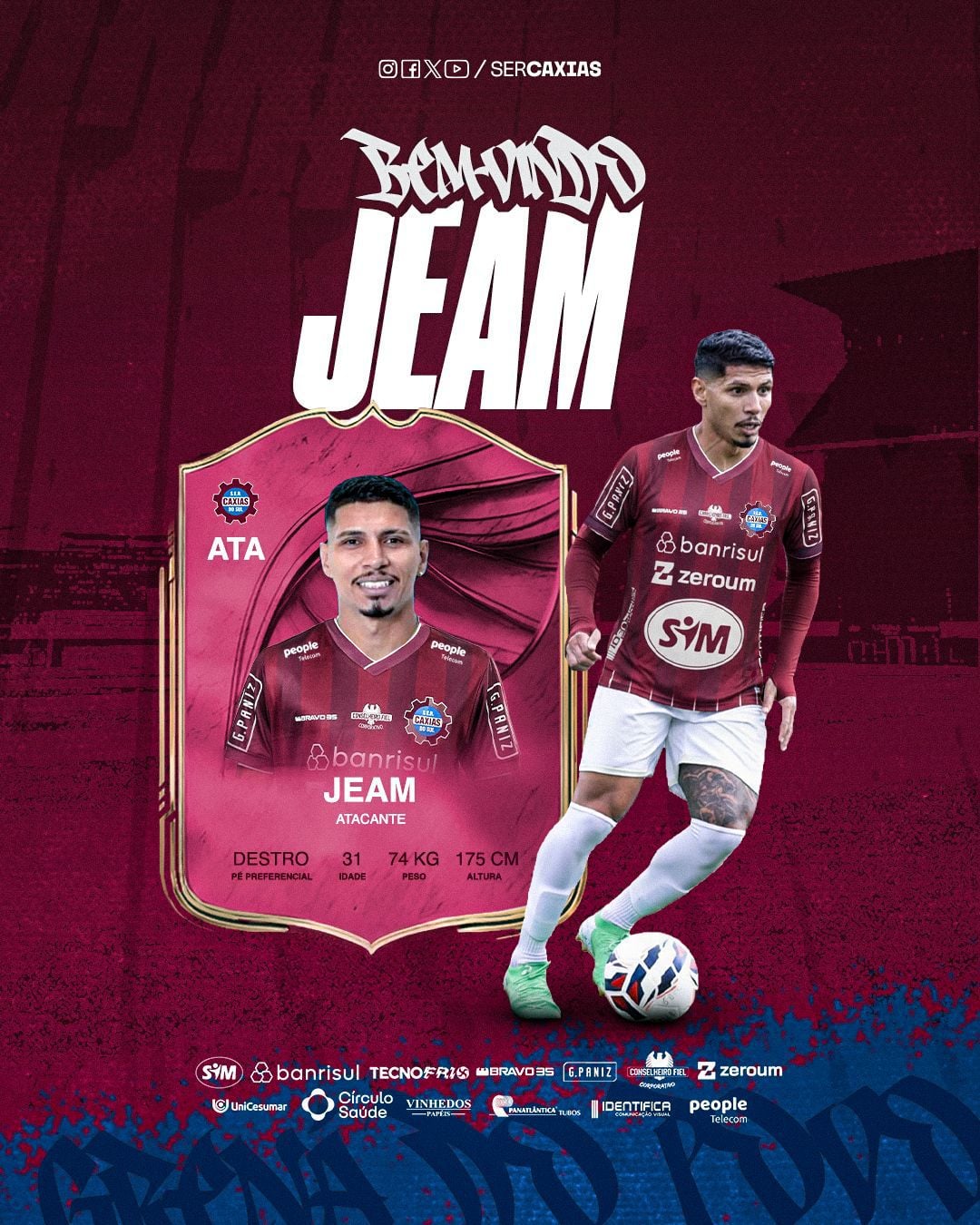 S.E.R. Caxias/Divulgação S.E.R. Caxias/Divulgação