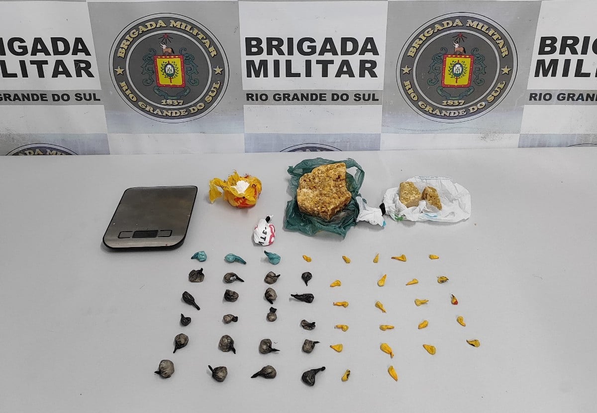 Homem é preso com mais de meio quilo de drogas em Caxias do Sul