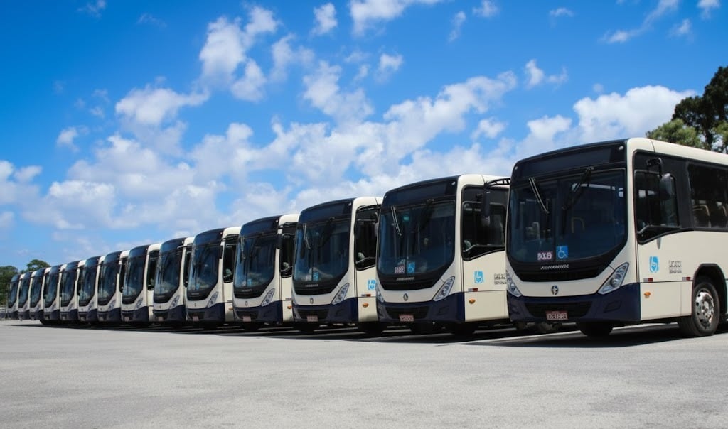 Transporte coletivo de Caxias do Sul ganha reforço de 13 novos ônibus com tecnologia menos poluente