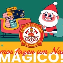 Bombeiros Voluntários de Carlos Barbosa arrecadam doces para distribuir às crianças no Natal