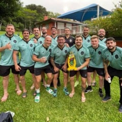 Farrapos conquista primeira etapa do Circuito Gaúcho de Rugby Sevens com campanha impecável