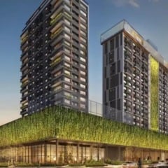 Avaliado em um Valor Geral de Vendas (VGV) de R$ 450 milhões, o Square Garden também incluirá três torres residenciais. (Foto: Divulgação/Melnick)