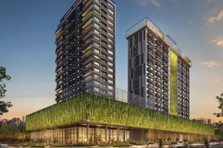 Avaliado em um Valor Geral de Vendas (VGV) de R$ 450 milhões, o Square Garden também incluirá três torres residenciais. (Foto: Divulgação/Melnick) Avaliado em um Valor Geral de Vendas (VGV) de R$ 450 milhões, o Square Garden também incluirá três torres residenciais. (Foto: Divulgação/Melnick)