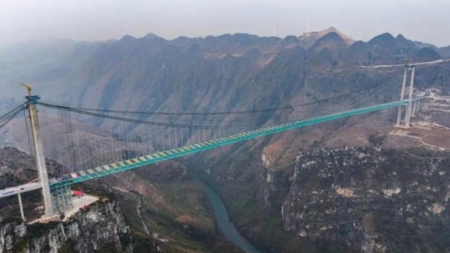 Esse empreendimento não é apenas uma conquista estrutural, mas também um reflexo do intenso desenvolvimento de infraestrutura da China. (Foto: Reprodução)