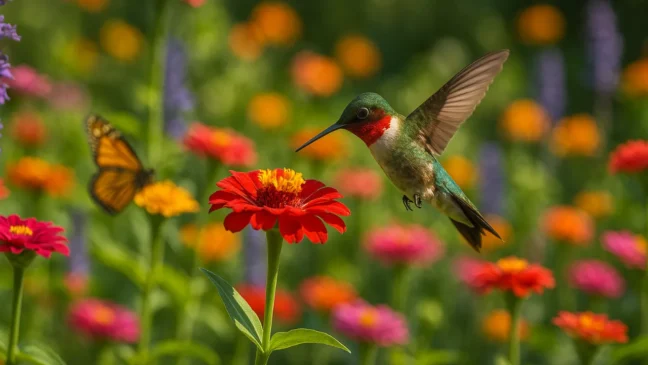 plantas para atrair beija-flores