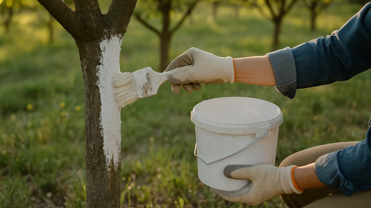 por que usar cal virgem vai deixar suas árvores frutíferas livres de pragas