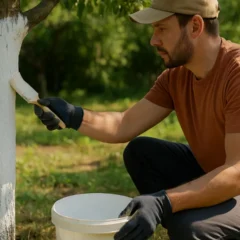 por que usar cal virgem vai deixar suas árvores frutíferas livres de pragas