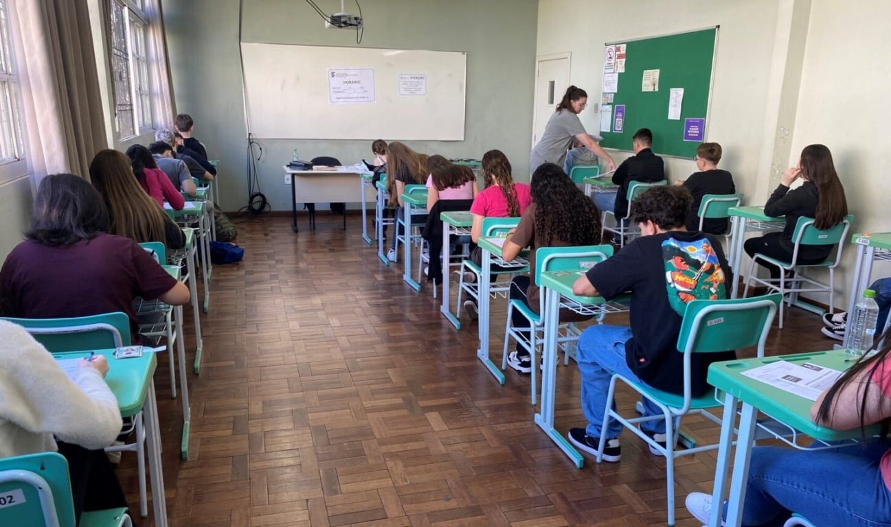Prova do Processo Seletivo 2025/01 no Campus Bento Gonçalves