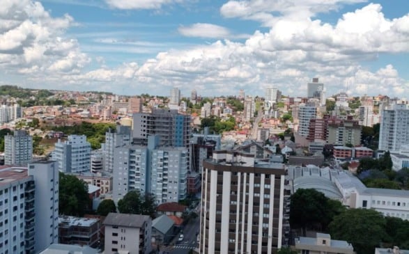 Vista aérea de Bento Gonçalves.