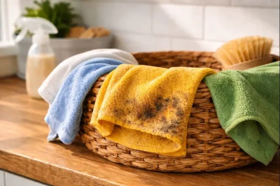 3 maneiras simples de evitar cheiro de mofo nos panos de limpeza e fazê-los durar o dobro