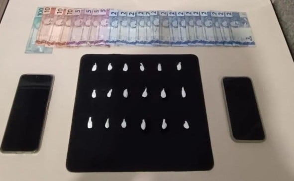 Dupla prende dois homens por tráfico de drogas em Nova Prata