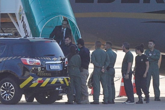 Imagem de agosto de 2023, quando Silvinei Vasques foi preso pela primeira vez, por tentar atrapalhar as investigações.
(Foto: Sérgio Lima/AFP)