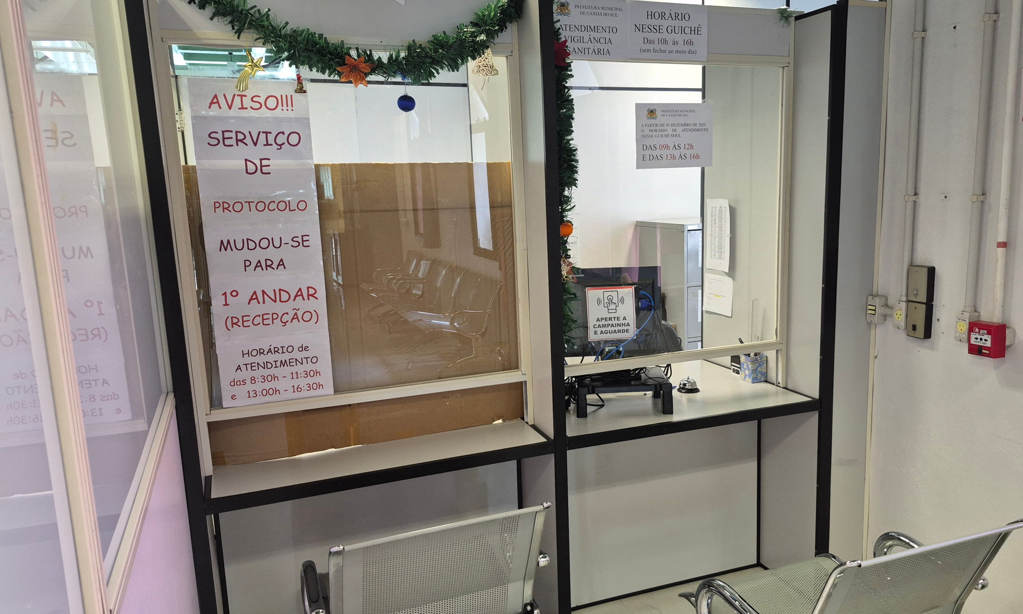 Vigilância Sanitária passa a atender com novo horário em Caxias do Sul