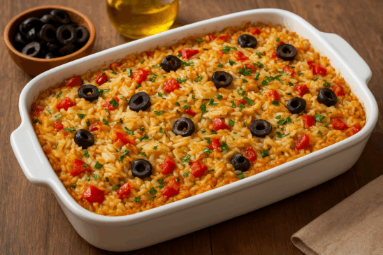 Cozinha Viva: Arroz de forno com bacalhau