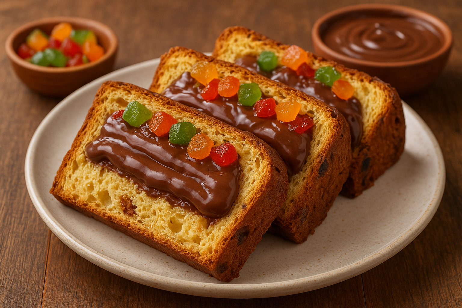 Cozinha Viva: Panetone recheado com chocolate