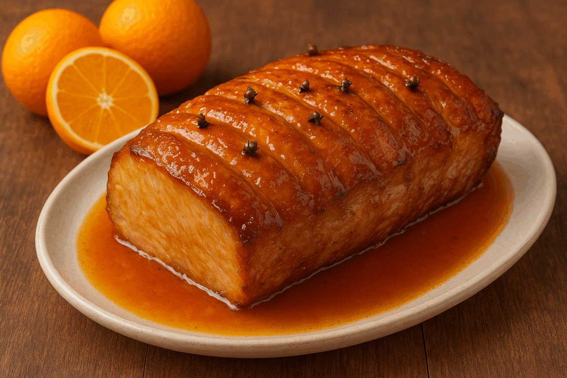 Tender assado com molho de laranja e mel, suculento e fácil de preparar. Receita perfeita para a ceia de Natal em família. Tender assado com molho de laranja e mel, suculento e fácil de preparar. Receita perfeita para a ceia de Natal em família.