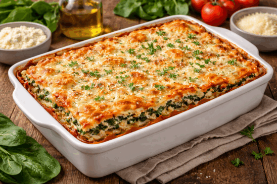 Cozinha Viva: Lasanha de espinafre e ricota