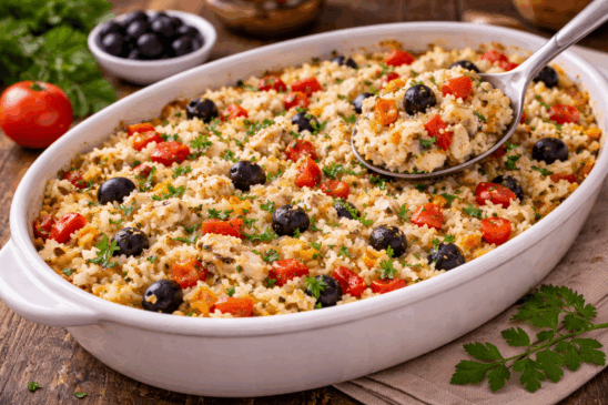 Cozinha Viva: Arroz de forno com bacalhau