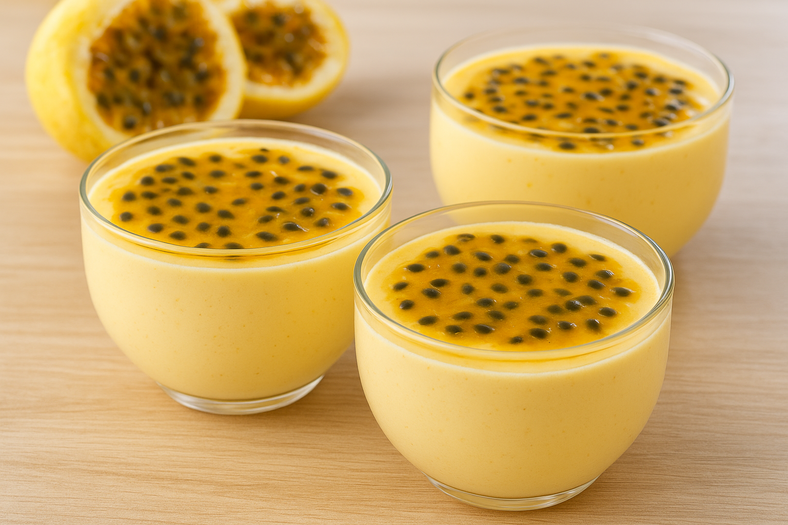 Cozinha Viva: Mousse de maracujá