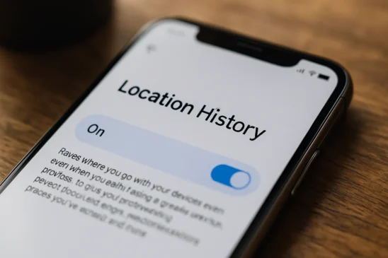 Como ativar o histórico de localização do telefone só em horários úteis