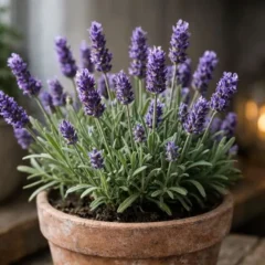 Este &eacute; o lugar onde a lavanda mant&eacute;m aroma intenso mesmo em vaso