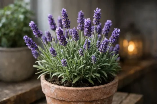 Este é o lugar onde a lavanda mantém aroma intenso mesmo em vaso