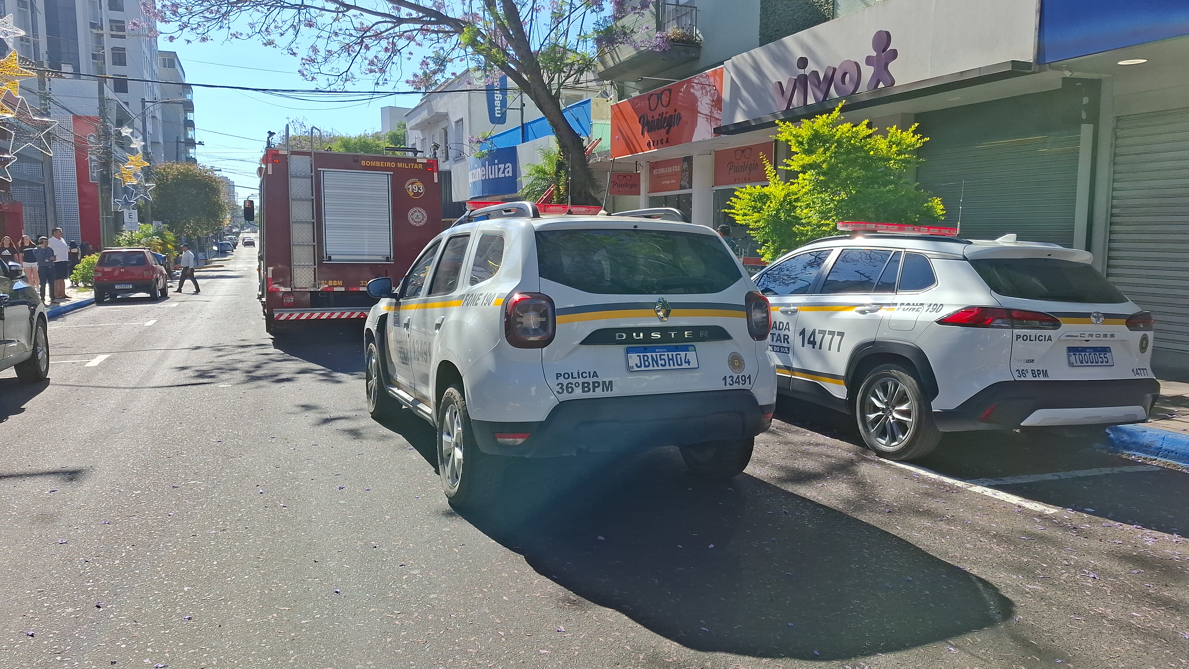 Homem agride mulher e pula de prédio para fugir da BM em Farroupilha