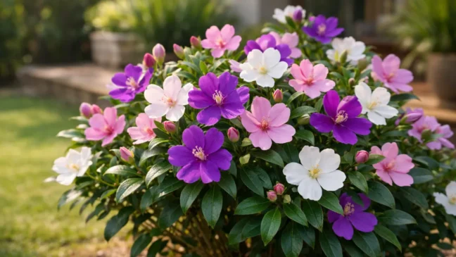 O manacá-da-serra anão perde o charme se você fizer isso repetidamente