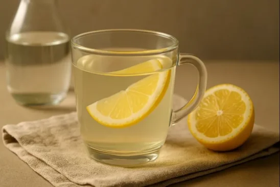 O ritual com água morna com limão que transforma sua digestão antes do café da manhã