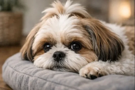 Quando seu Shih-tzu parece ligado no 220V, esta técnica ajuda a acalmar