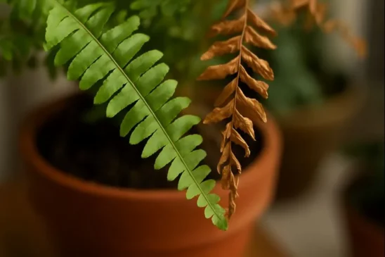 Samambaia o detalhe na rega que explica por que suas folhas secam