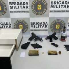 mulher presa brigada militar