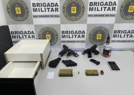 mulher presa brigada militar