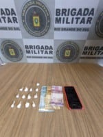 Um adolescente de 17 anos foi detido na ação. (Foto: 3º Bpat)