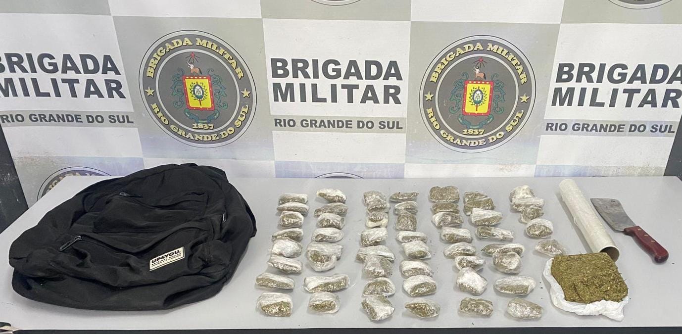 Homem é preso com porções de maconha em Caxias do Sul