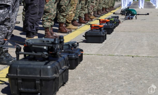 A divulgação ocorreu durante o 1º Workshop sobre o Emprego de Drones. (Foto: Marinha do Brasil)