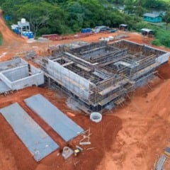 A ETE, localizada na Estrada da Salina, passa por uma transformação considerada inédita na região, com investimento de R$ 24 milhões. (Foto: Corsan/Divulgação)