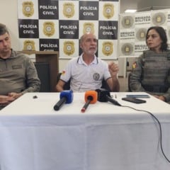 Em coletiva na delegacia, o delegado Cl&oacute;vis Rodrigues de Souza confirmou a identifica&ccedil;&atilde;o do autor.